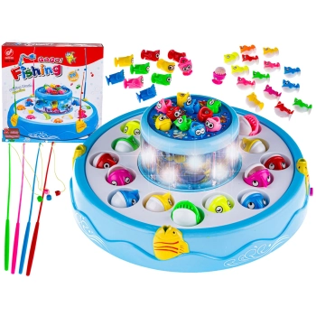 Gra WĘDKOWANIE, Rybki, Łowienie Rybek, 2 Jeziorka, Podświetlenie, Dźwięk