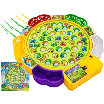 Gra rodzinna - wędkowanie, łowienie ryb - 5 wędek, 45 rybek Przecena 2