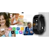 Smartband Giewont Czarny GW200-2 + Pasek Biały