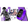 Smartband Giewont Czarny GW200-3 + Pasek Fioletowy
