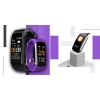 Smartband Giewont Czarny GW200-3 + Pasek Fioletowy