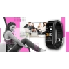Smartband Giewont Czarny GW200-4 + Pasek Różowy