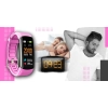 Smartband Giewont Czarny GW200-4 + Pasek Różowy