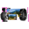 Smartband Giewont Czarny GW200-4 + Pasek Różowy