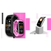 Smartband Giewont Czarny GW200-4 + Pasek Różowy