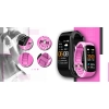 Smartband Giewont Czarny GW200-4 + Pasek Różowy