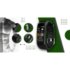 Smartband Giewont Czarny GW200-5 + Pasek Zielony