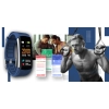 Smartband Giewont Czarny GW200-6 + Pasek Granatowy
