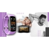 Smartband Giewont Czarny GW200-8 + Pasek Jasnofioletowy
