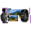 Smartband Giewont Czarny GW200-8 + Pasek Jasnofioletowy
