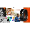 Smartband Giewont Czarny GW200-9 + Pasek Pomarańczowy