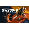Smartband Giewont Czarny GW200-9 + Pasek Pomarańczowy