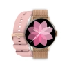 Smartwatch Damski Giewont GW330-1 Różowe Złoto-Róż Pudrowy Pasek Silikonowy + Bransoleta Różowe Złoto