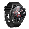 Smartwatch Rubicon RNCE88-1 Czarny- Czarny Pasek Silikonowy + Czarny Pasek Skórzany