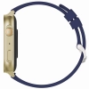 Smartwatch Damski GRAVITY GT15-11 Granatowy Pasek Silikonowy + Złota Bransoleta