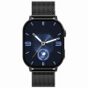 Smartwatch Damski GRAVITY GT15-12 Granatowy Pasek Silikonowy + Czarna Bransoleta