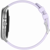 Smartwatch Damski GRAVITY GT12-6 Fioletowy Pasek Silikonowy + Srebrna Bransoleta