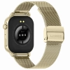 Smartwatch Gravity GT15-6 Czarny Pasek Silikonowy + Złota Bransoleta