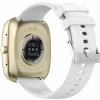 Smartwatch Damski GRAVITY GT18-8 Beżowy Pasek Silikonowy + Biały Pasek