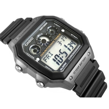 Zegarek Męski CASIO 10 bar do Pływania AE-1300WH-8AVDF