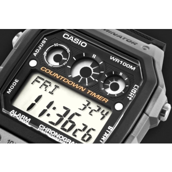 Zegarek Męski CASIO 10 bar do Pływania AE-1300WH-8AVDF