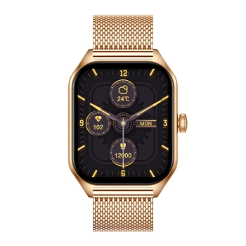 Smartwatch Damski Rubicon RNCF03-5 Różowe złoto + 2 Paski