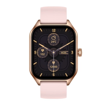 Smartwatch Damski Rubicon RNCF03-5 Różowe złoto + 2 Paski