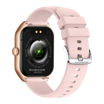 Smartwatch Damski Rubicon RNCF03-5 Różowe złoto + 2 Paski