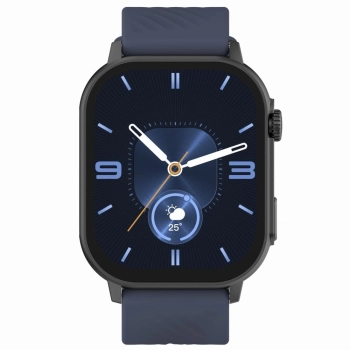 Smartwatch Damski GRAVITY GT15-12 Granatowy Pasek Silikonowy + Czarna Bransoleta