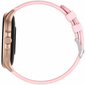 Smartwatch Damski GRAVITY GT12-3 Różowy Pasek Silikonowy + Bransoleta Różowe Złoto