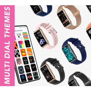 Smartwatch Damski RUBICON RNCF04 Black SMARUB227