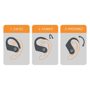 Słuchawki bezprzewodowe douszne LENOVO Thinkplus LivePods XT80 Czarne