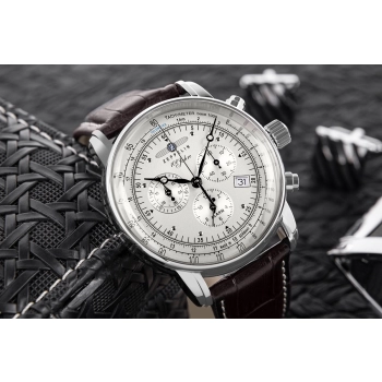 Zegarek Męski ZEPPELIN 100 Yahre 7680-1 + BOX