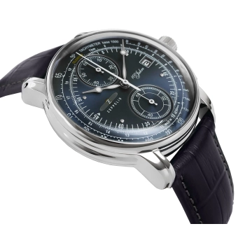 Zegarek Męski ZEPPELIN 100 Yahre Chronograph 8670-3 + BOX