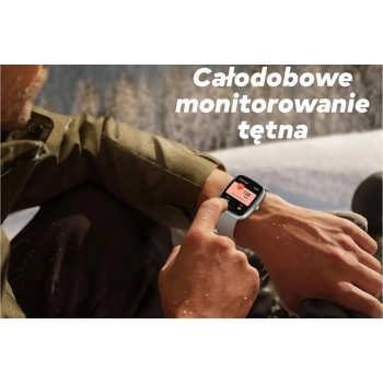 Smartwatch Damski GRAVITY GT18-2 Różowy Pasek Silikonowy + Biały Pasek