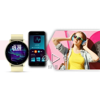 Smartwatch GIEWONT Sport Around GW120-6 - Ivory Effect