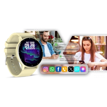 Smartwatch GIEWONT Sport Around GW120-6 - Ivory Effect